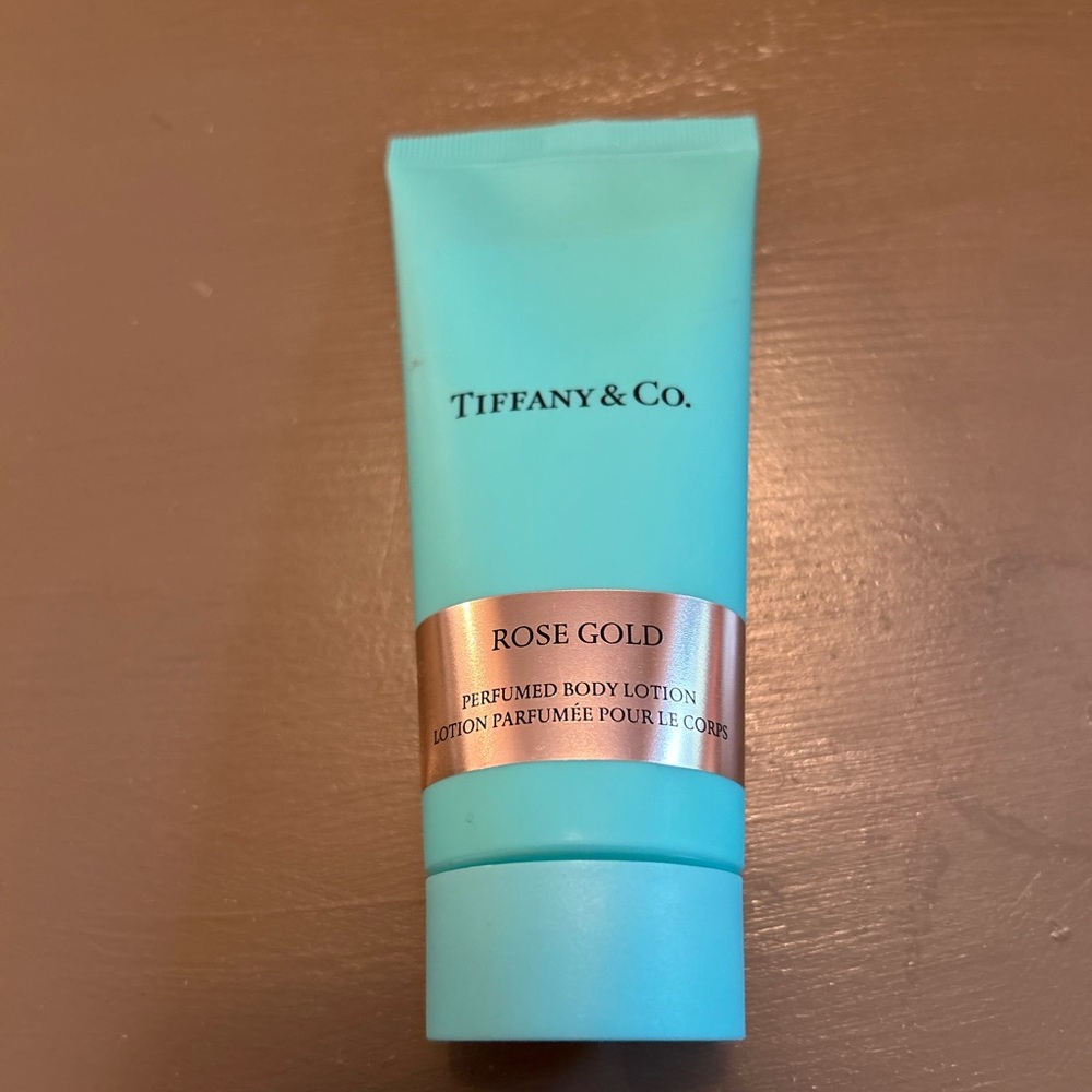 Tiffany & Co. Blue and Rose Gold Body Lotion